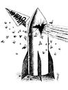 Cartoon: no war (small) by Medi Belortaja tagged no,war,peace,missile