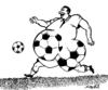 Cartoon: obese football (small) by Medi Belortaja tagged obese,obesity,soccer,ball,football,humor