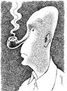 Cartoon: pipe (small) by Medi Belortaja tagged pipe,nose,smoke