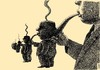 Cartoon: pipe men (small) by Medi Belortaja tagged pipe,men