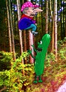 Cartoon: Zen in the forest (small) by Medi Belortaja tagged zen,in,the,forest