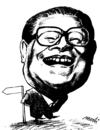 Cartoon: Jiang Zemin (small) by Medi Belortaja tagged jiang,zemin