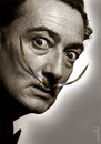 Cartoon: sharp mustache (small) by Medi Belortaja tagged sharp,mustache,dali,sword