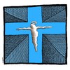 Cartoon: sky and skyscripers (small) by Medi Belortaja tagged sky,skyscripers,christ,christus,religion