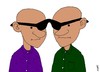 Cartoon: solidarity (small) by Medi Belortaja tagged solidarity,peple,glasses