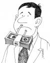 Cartoon: Speechless Money (small) by Medi Belortaja tagged money business freedom speech padlocks