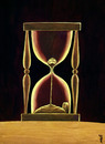 Cartoon: the end (small) by Medi Belortaja tagged klepsidra,time,grave,death,suicide,man,head