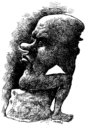 Cartoon: thinker (small) by Medi Belortaja tagged thinker,think,thought,man,face