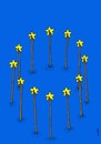 Cartoon: tired stars (small) by Medi Belortaja tagged tired,stars,eu,europe,eurozone,crisis
