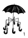 Cartoon: umbrella for all (small) by Medi Belortaja tagged umbrella,for,all