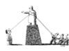 Cartoon: skein of the tooth (small) by Medi Belortaja tagged skein tooth monument memorial