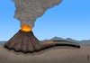 Cartoon: volcano pipe (small) by Medi Belortaja tagged volcano,pipe,smoke,erruption