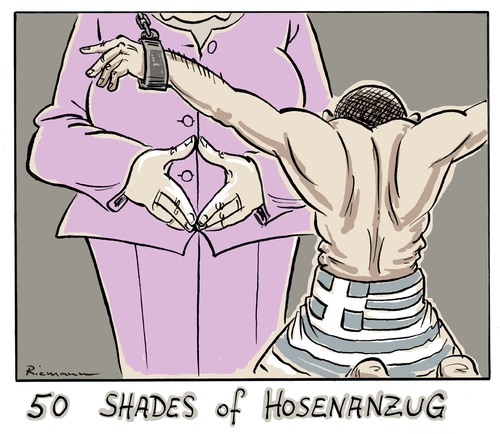 Cartoon: 50 Shades (medium) by Riemann tagged angela,merkel,griechenland,raute,50,shades,of,grey,schulden,hosenanzug,cartoon,george,riemann,angela,merkel,griechenland,raute,50,shades,of,grey,schulden,hosenanzug,cartoon,george,riemann