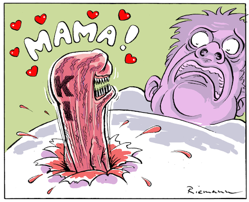Alien By Riemann Media Culture Cartoon TOONPOOL