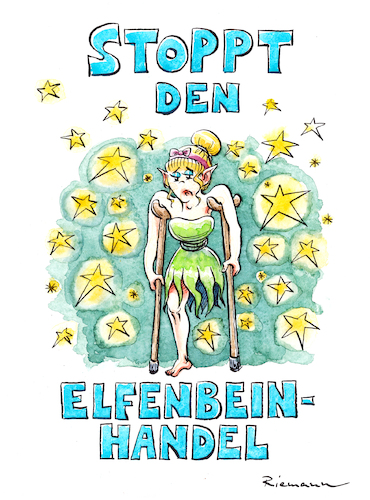 Cartoon: Elfenbein (medium) by Riemann tagged elfen,elfenbein,feen,mysterie,maerchen,elefanten,tiere,aussterben,stosszahn,handel,wortspiel,cartoon,george,riemann,elfen,elfenbein,feen,mysterie,maerchen,elefanten,tiere,aussterben,stosszahn,handel,wortspiel,cartoon,george,riemann