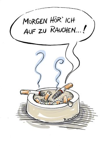 Cartoon: Morgen (medium) by Riemann tagged rauchen,gesundheit,tabak,nikotin,zigaretten,sucht,arzt,tod,smoking,health,tobacco,death,drugs,dependency,abhängigkeit,medical,quitting,rauchen,gesundheit,tabak,nikotin,zigaretten,sucht,arzt,tod,smoking,health,tobacco,death,drugs,dependency,abhängigkeit,medical,quitting