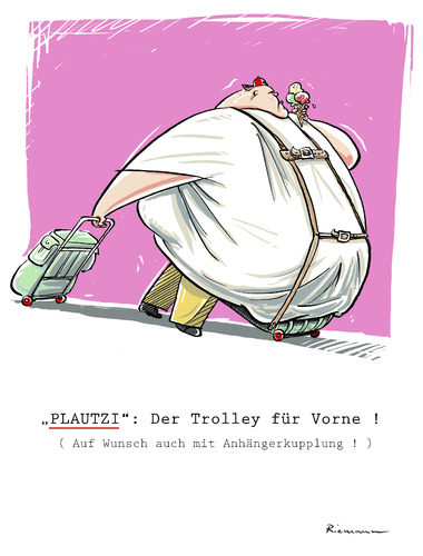 Cartoon: Plautzi (medium) by Riemann tagged dick,fett,uebergewicht,trolley,junk,food,obesity,fat,society,gesellschaft,culture,kultur,dick,fett,uebergewicht,trolley,junk,food,obesity,fat,society,gesellschaft,culture,kultur