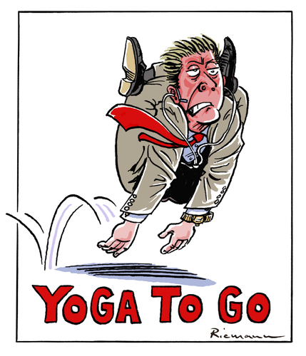 Cartoon: Selbstoptimierer (medium) by Riemann tagged yoga,selbstoptimierung,zeit,trend,stress,gesundheit,meditation,wellness,health,optimizing,time,cartoon,george,riemann,yoga,selbstoptimierung,zeit,trend,stress,gesundheit,meditation,wellness,health,optimizing,time,cartoon,george,riemann