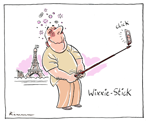 Cartoon: Selfie-Stick (medium) by Riemann tagged selfie,stick,narcism,narzismus,camera,tourist,gadget,gimmick,eigenliebe,fotos,photos,masturbate,masturbieren,ärgernis,nuisance,cartoon,george,riemann,selfie,stick,narcism,narzismus,camera,tourist,gadget,gimmick,eigenliebe,fotos,photos,masturbate,masturbieren,ärgernis,nuisance,cartoon,george,riemann