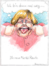 Cartoon: Abschiedsraute (small) by Riemann tagged angela,merkel,raute,bundeskanzlerin,politik,deutschland,abschied,ruhestand,freude,cartoon,george,riemann