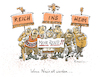 Cartoon: Altnazis (small) by Riemann tagged nazis,nationalsozialismus,geld,gier,altwerden,prioritaeten,drittes,reich,deutschland,parolen,heim,ins,rente,rentner,cartoon,george,riemann