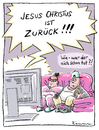 Cartoon: Comeback (small) by Riemann tagged jesus,christus,auferstehung,bibel,glauben,kirche,religion,celebrities,come,back,stars,cartoon,george,riemann