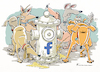 Cartoon: Facebook für Hunde (small) by Riemann tagged facebook,social,media,internet,selbstdarstellung,narzissmus,hunde,hydrant,schnuppern,gesellschaft,klatsch,tratsch,wichtigtuerei,selfies,cartoon,george,riemann