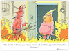 Cartoon: Fired ! (small) by Riemann tagged donald,trump,president,usa,republicans,tyrant,dictator,democracy,bully,narcicist,hell,devil,justice,eternity,punishment,youre,fired,cartoon,george,riemann