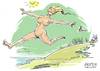 Cartoon: Freya (small) by Riemann tagged freya,deutsche,antike,goetter,gods,goettin,fkk,strand,nackt,nudity,goddess