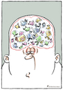 Cartoon: Homo Consumus Plasticus (small) by Riemann tagged plastiktüten,plastik,umwelt,verschmutzung,konsum,shopping,einkaufenverpackung,hirn,plastic,bags,brain,consuming,packaging,cartoon,george,riemann