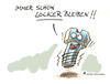 Cartoon: Lockere Schraube (small) by Riemann tagged handwerker,werkzeug,schraube,locker,verrueckt,spruch,kalauer,cartoon,george,riemann