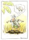 Cartoon: Lust am Reisen 3 (small) by Riemann tagged reisen,travel,adventure,elephant,shit,safari,abenteuer