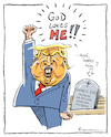Cartoon: Me Me Me (small) by Riemann tagged donald,trump,attentat,pennsylvania,schüsse,opfer,corey,comperatore,assasination,attempt,victims,republicans,gop,rally,narcicist,egomaniac,cartoon,george,riemann