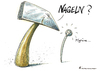 Cartoon: Nageln (small) by Riemann tagged beziehung,drama,sex,werkzeug,handwerker,cartoon,george,riemann