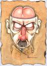 Cartoon: Shithead (small) by Riemann tagged adolf,hitler,braun,brown,nazi,faschist,world,war,history,dictator,germany