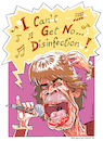 Cartoon: Shortage (small) by Riemann tagged corona,virus,hygiene,disinfection,krise,pandemie,desinfizieren,mick,jagger,rolling,stones,satisfaction,musik,gesundheit,health,wortspiel,wordplay,cartoon,george,riemann