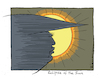 Cartoon: Sonnenfinsternis (small) by Riemann tagged usa,elections,donald,trump,repulicans,democracy,criminal,despot,autocrat,darkness,eclipse,sun,nightmare,cartoon,george,riemann