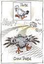 Cartoon: Taube (small) by Riemann tagged vögel,platt,verkehr,evolution