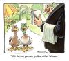 Cartoon: Wasser (small) by Riemann tagged enten,restaurant,kellner,wasser,natur,tiere