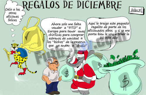 Cartoon: grinch jaguar (medium) by atlacatl tagged futbol,soccer