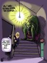 Cartoon: As I Was Going Down The Stairs (small) by halltoons tagged bush,legacy,iraq