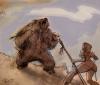 Cartoon: Bear Attack! (small) by halltoons tagged bear,bears,animals,grizzly