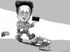 Cartoon: Kim Bird (small) by halltoons tagged kim jong il korea north asia