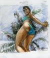 Cartoon: Puerto Rican Hip Hop 3 (small) by halltoons tagged video,still,sketch,tropics,bikini,woman,girl,puerto,rico,latin,latina