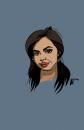 Cartoon: Stylized manga-type head (small) by halltoons tagged manga,woman,girl,comic