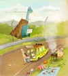 Cartoon: Park (small) by sfepa tagged dinosaur,jurassic,barbecue