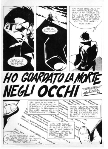 Cartoon: Ho visto la morte negli occhi (medium) by giuliodevita tagged giulio,de,vita,comics