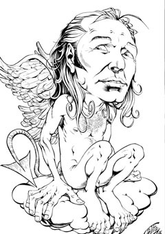 Cartoon: Vasco Rossi (medium) by giuliodevita tagged vasco,rossi