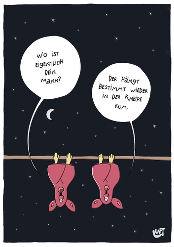 Cartoon: Abhängen (medium) by luftzone tagged cartoonalarm,cartoon,thomas,luft,luftzone,humor,comic,spaß,lustig,freude,lachen,comedy,lacher,brüller,zeichnung,sprechblase,karikatur,fledermaus,abend,nacht,sterne,mond,halbmond,kneipe,rumhängen,tiere,cartoonalarm,cartoon,thomas,luft,luftzone,humor,comic,spaß,lustig,freude,lachen,comedy,lacher,brüller,zeichnung,sprechblase,karikatur,fledermaus,abend,nacht,sterne,mond,halbmond,kneipe,rumhängen,tiere