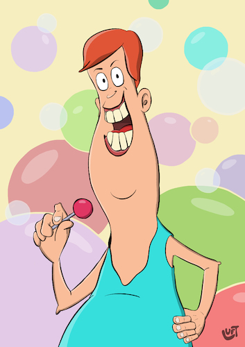 Cartoon: Lolly (medium) by luftzone tagged thomas,luft,cartoon,lustig,lolly,lutscher,süßigkeiten,mann,junge,man,boy,bubbles,thomas,luft,cartoon,lustig,lolly,lutscher,süßigkeiten,mann,junge,man,boy,bubbles